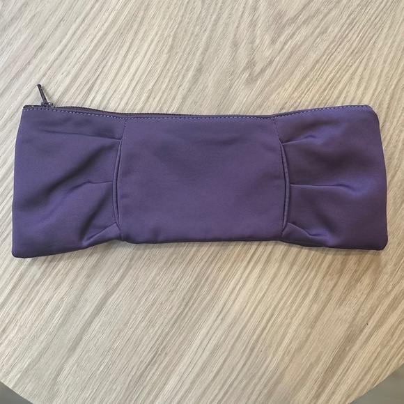 Brontibay Paris Handbags - Brontibay Paris - Deep Purple Satin Bow Clutch Purse with Zip